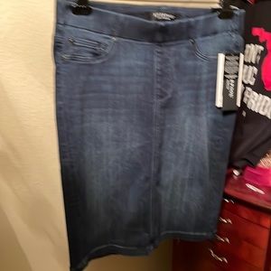 Liverpool jean skirt